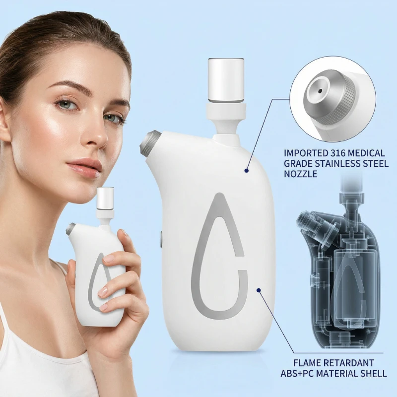 Face Steamer - Przenośny Nano Parownik do Twarzy Profesjonalne
