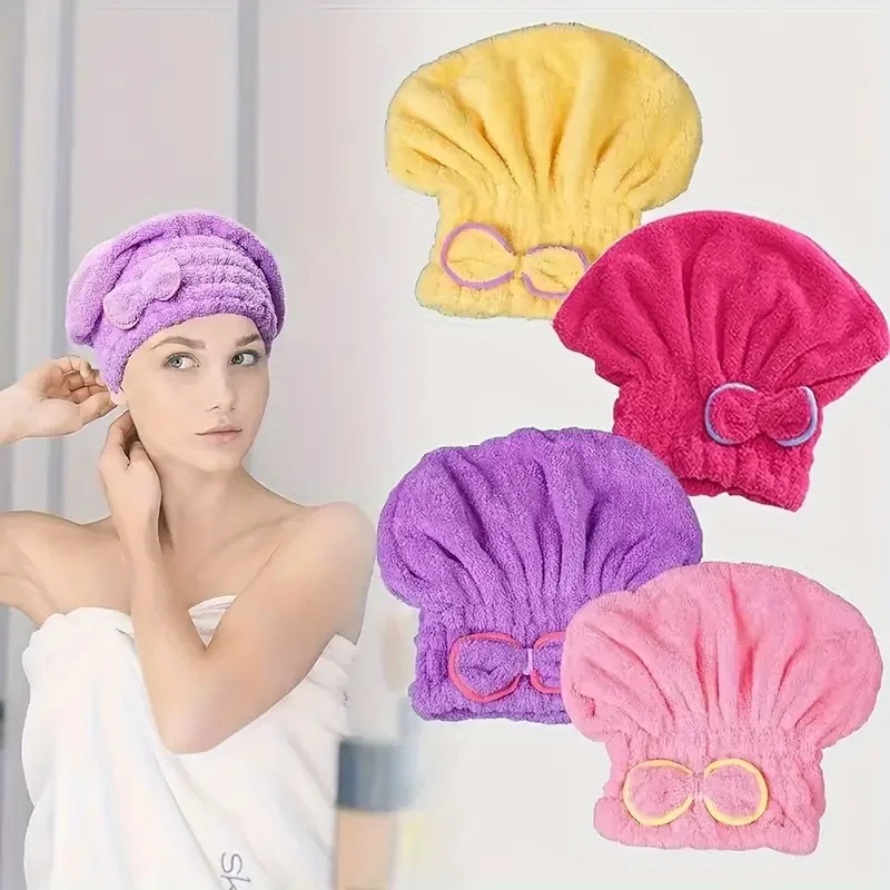 Spa Towel - Szybkoschnąca czapka do włosów damska z