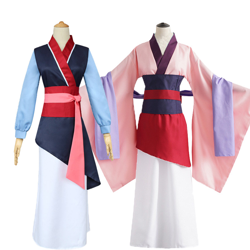 Bathrobe - Kostium cosplay Hua Mulan z anime,
