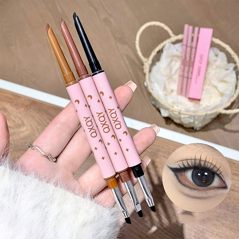 Body Brush - QXQY Dwustronny eyeliner, dwufunkcyjna kredka do