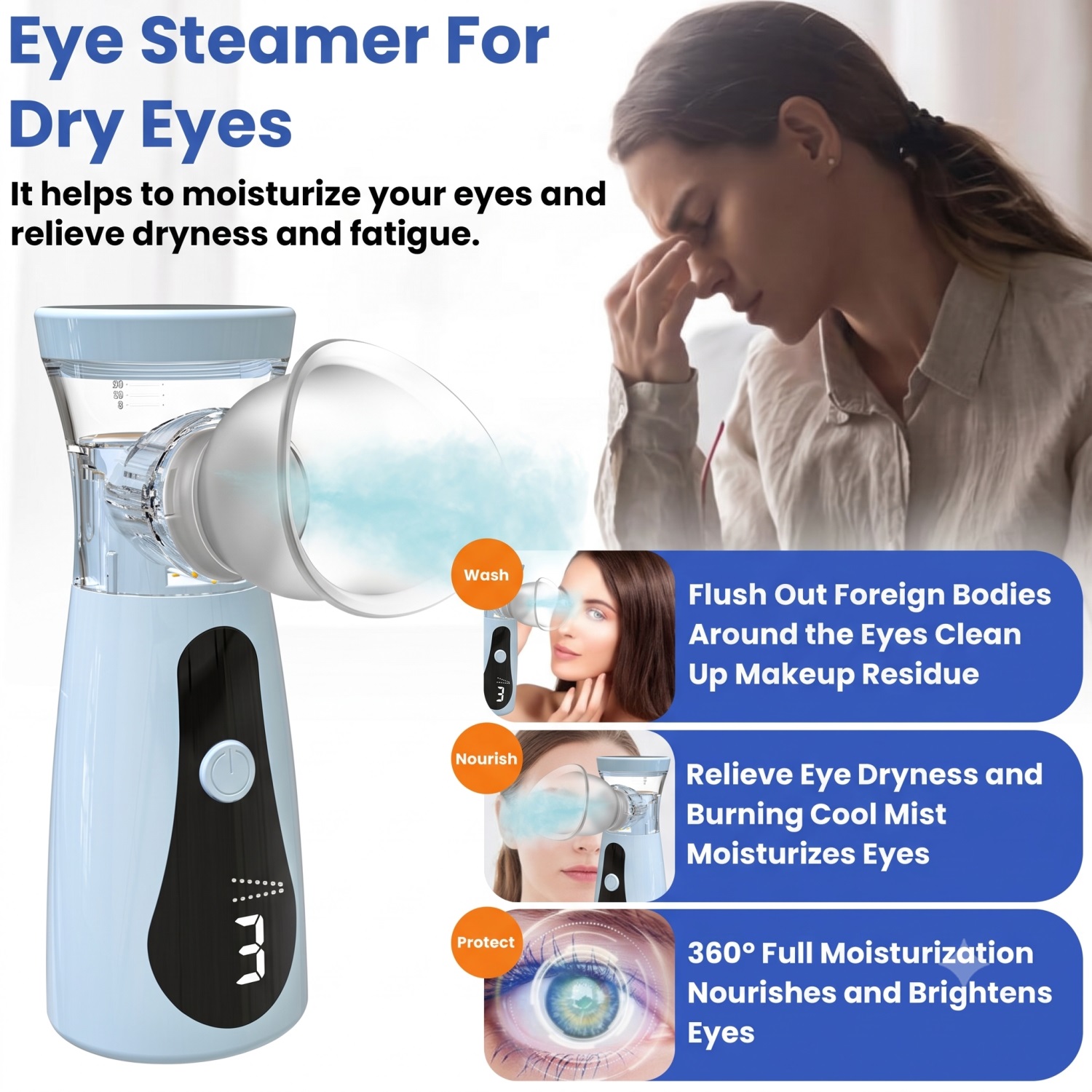 Nawilżacz do oczu, nebulizator – Face Steamer recenzja i cena