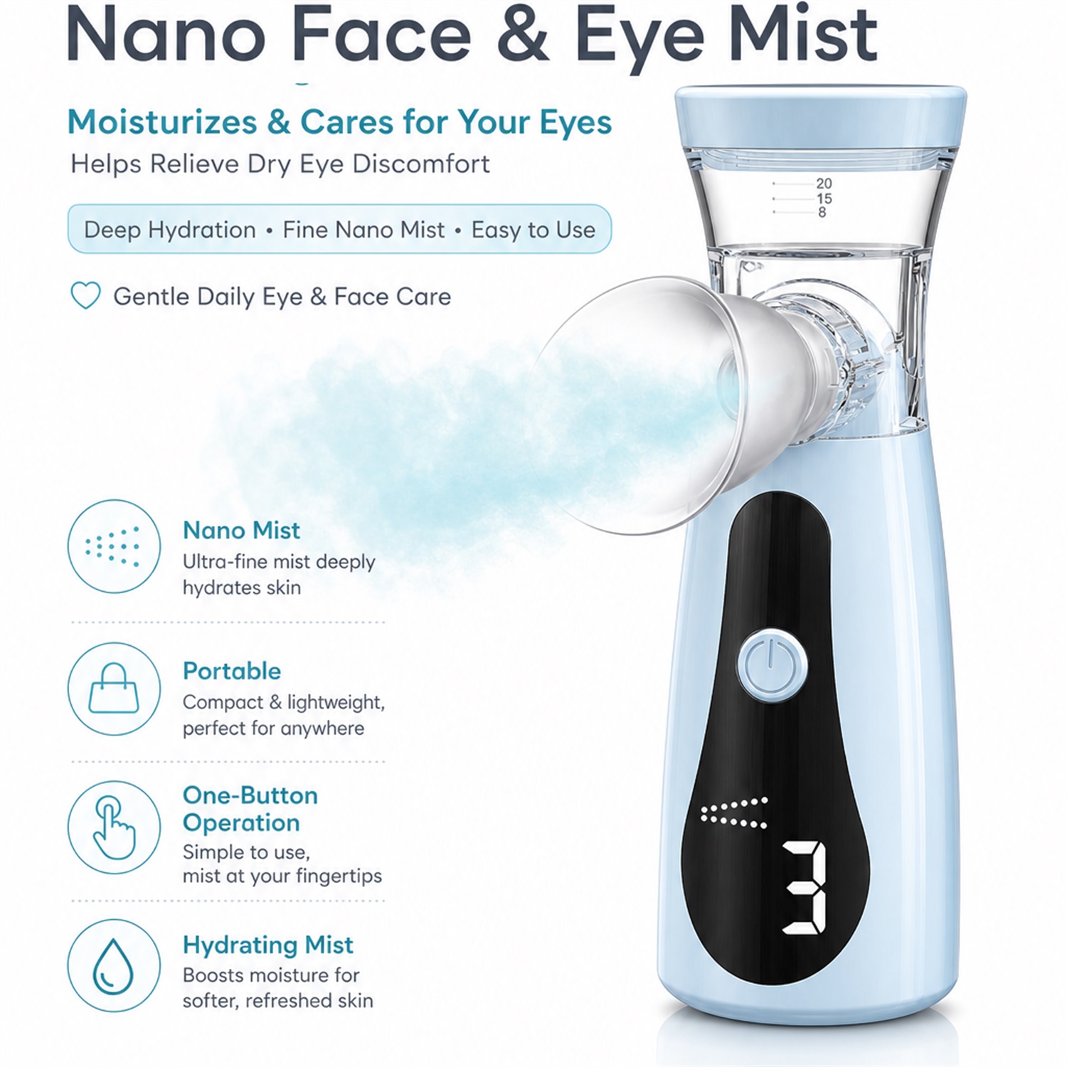 Nawilżacz do oczu, nebulizator – Face Steamer recenzja i cena