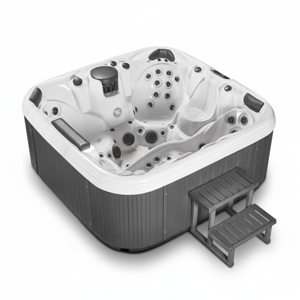 Jacuzzi dla 6 osób, wytrzymała – Hot Tub recenzja i cena
