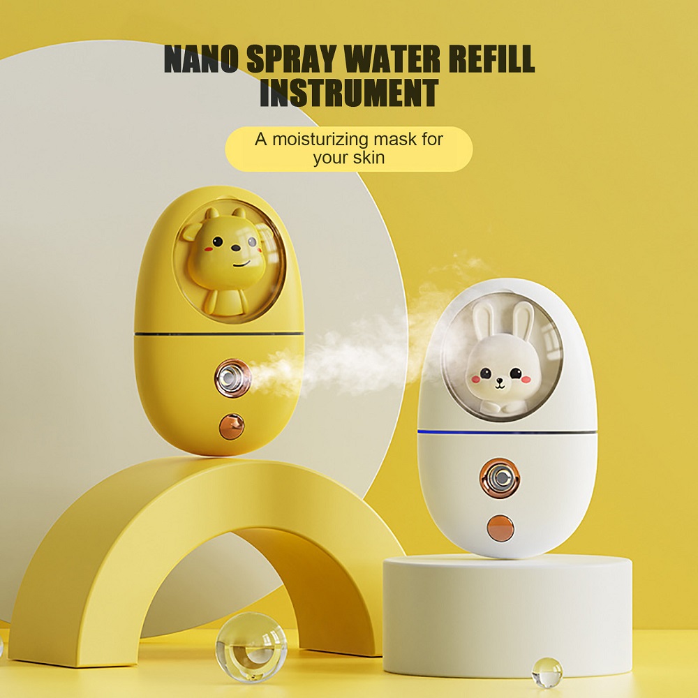 Kreskówkowy mini nawilżacz do  – Face Steamer recenzja i cena