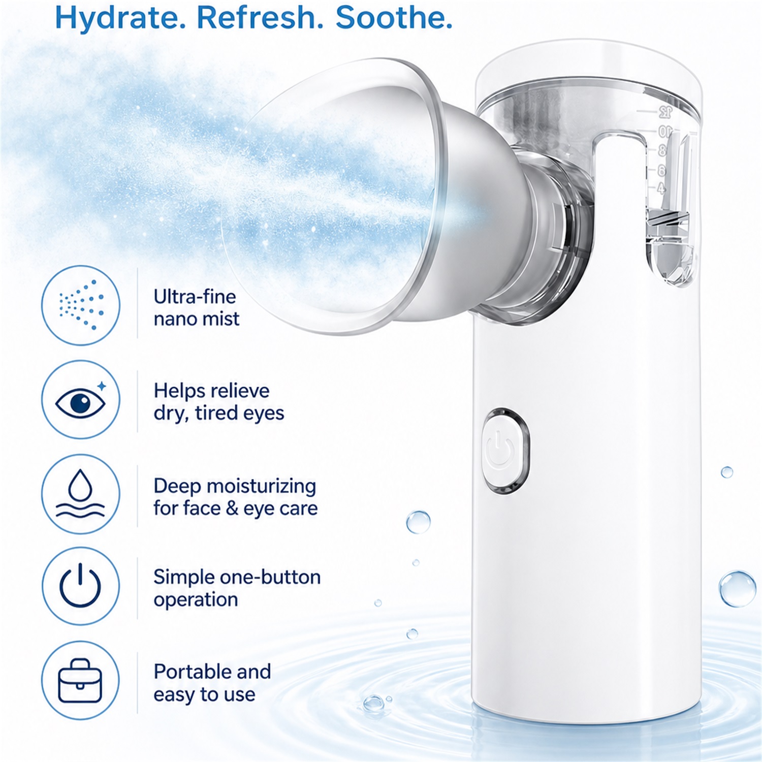 Nawilżacz powiek Nano, nebuliz – Face Steamer recenzja i cena