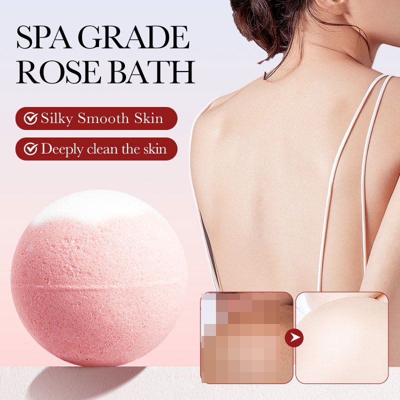 Kulka solna SADOER Rose Bath B – Bath Salts recenzja i cena