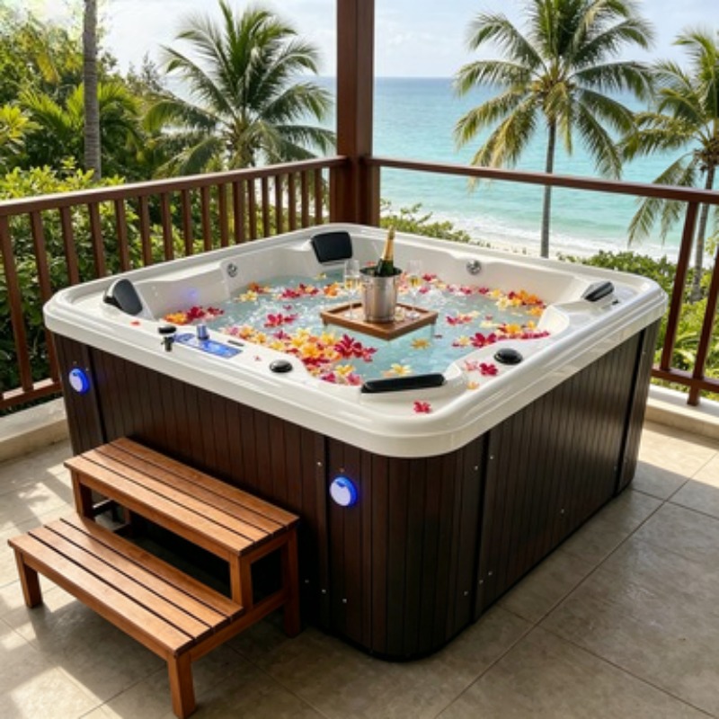 Akrylowa wanna z hydromasażem  – Spa Massager recenzja i cena