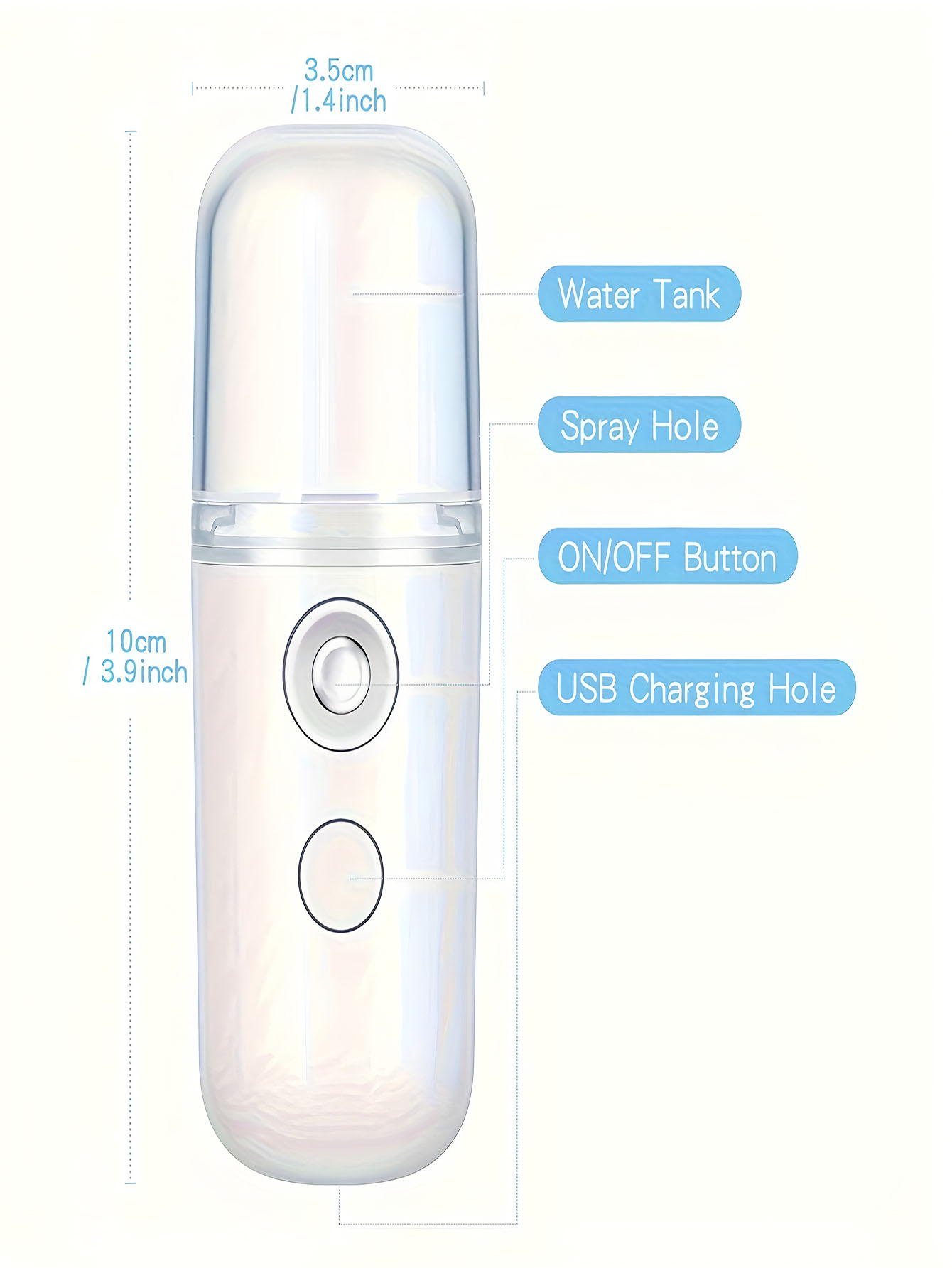 Nawilżacz Twarz USB Rozpylacz  – Face Steamer recenzja i cena