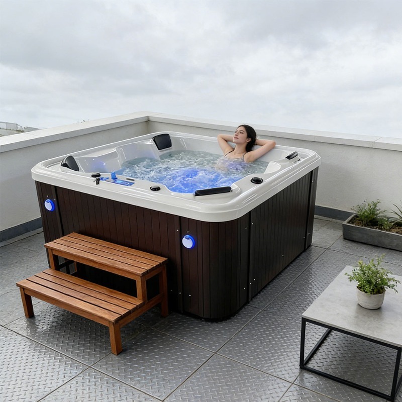 Wanna z hydromasażem Akrylowa  – Spa Massager recenzja i cena