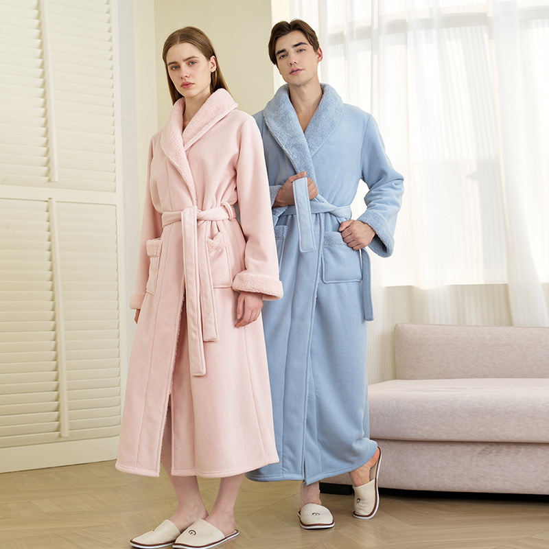 Szlafroki dla par męskie zimow – Bathrobe recenzja i cena